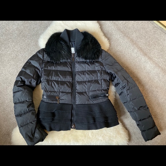 moncler coat real fur